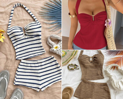 Stylish Summer in a Budget cover photo collage