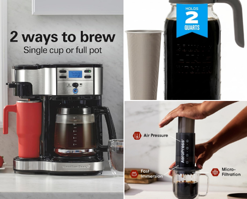 Top Rated Coffee Makers cover photo collage