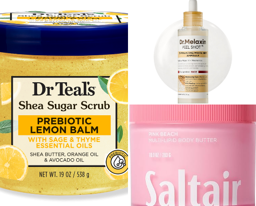 Luxe skin care buys from my daughter - a busy, tired a** mother of a 3 year old cover photo collage
