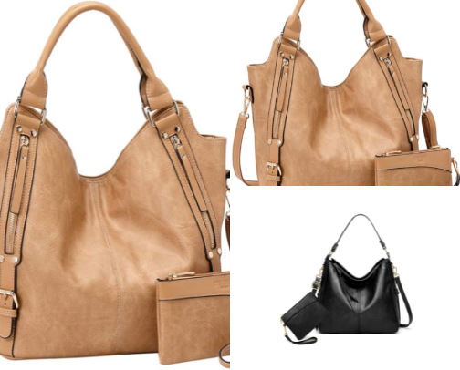 Top 10 Fashion Hobo Shoulder Bags on Amazon cover photo collage