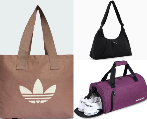 Fitness Girls Gym bags cover photo collage