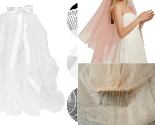 Wedding Dress Veils cover photo collage