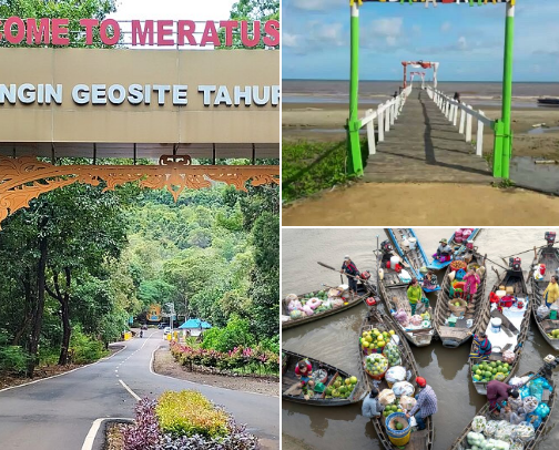 Recommended tourist attractions in Kalimantan, Indonesia cover photo collage
