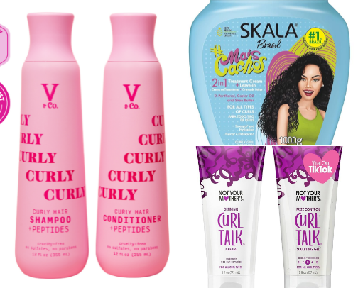 Curly hair needs✨ cover photo collage