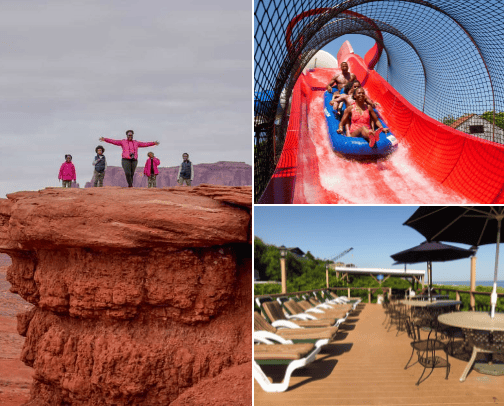 ...and AWAY WE GO! ✈️ 🛳 🌴 🎿 cover photo collage