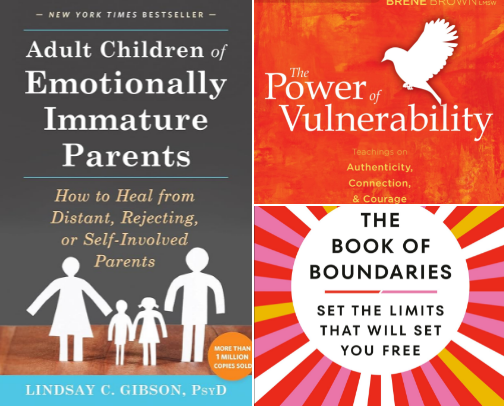 Books Read for Healing cover photo collage