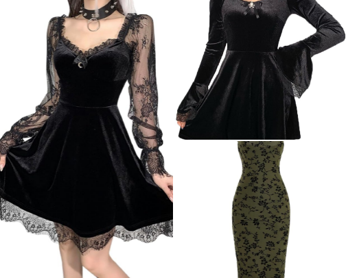 Gothic fashion for fall 2025 cover photo collage