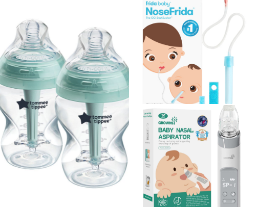 Favorite baby items cover photo collage