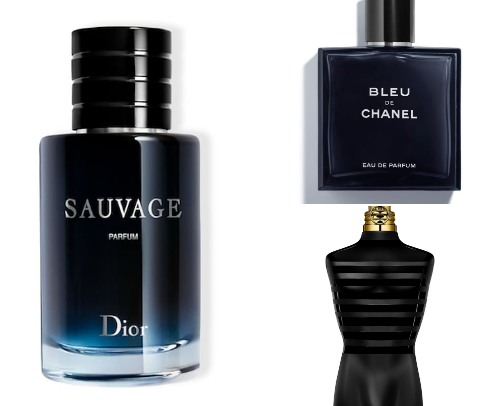 Luxury Men’s Fragrances cover photo collage