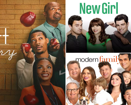 feel good tv shows cover photo collage