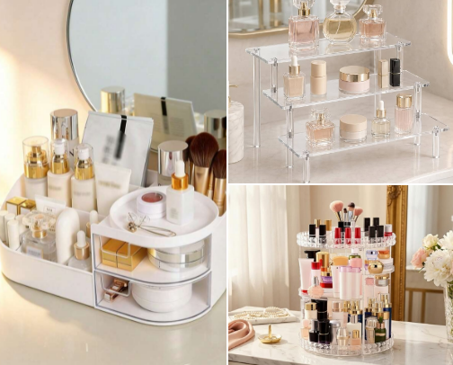 The Clean Girl Vanity: Viral Skincare & Glowy Beauty Staples. cover photo collage