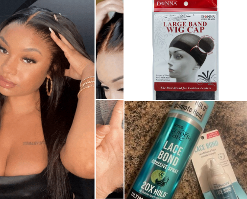 Wig install essentials cover photo collage