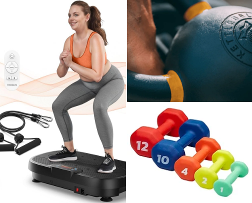 Exercising over 50: Gadgets Gizmos and More cover photo collage