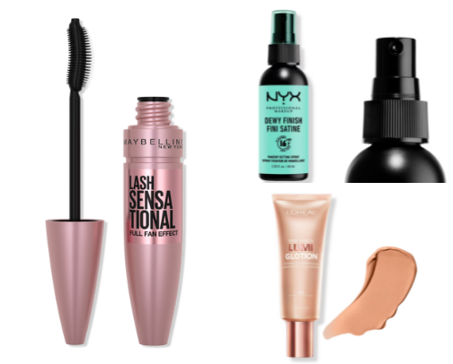 everyday makeup routine cover photo collage