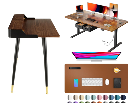 Things I'd Put in a Comfortable, Productive Home Office cover photo collage