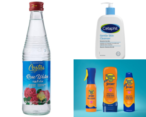 Glass skin, skincare products!! cover photo collage