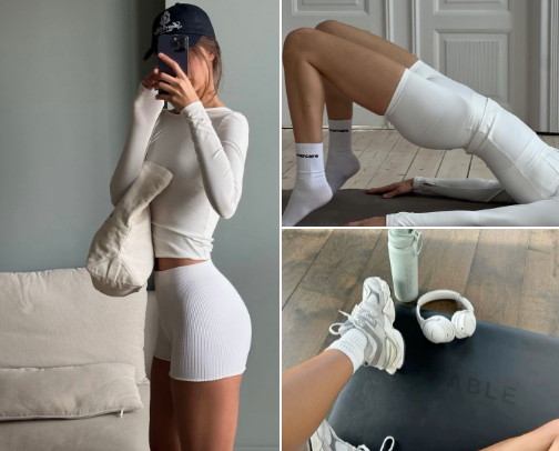 At-Home Workout Videos for girls🏋‍♀️ cover photo collage