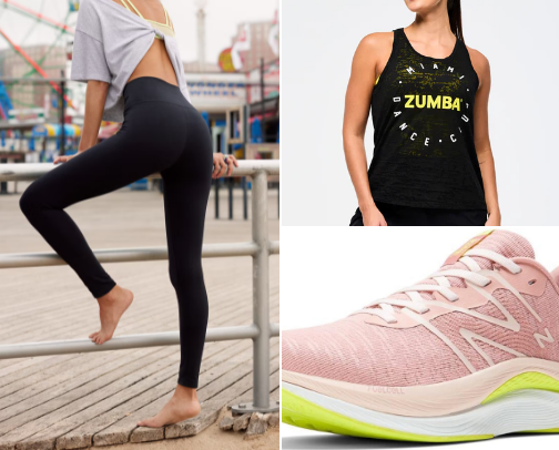 Zumba/ Gym Essentials cover photo collage