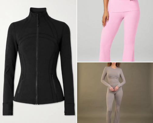 active and loungewear for women 5’9 and up cover photo collage