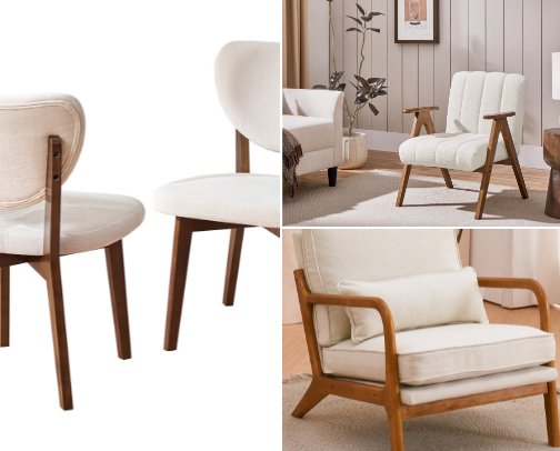 Warm Mid-Century Modern
Home Decor cover photo collage