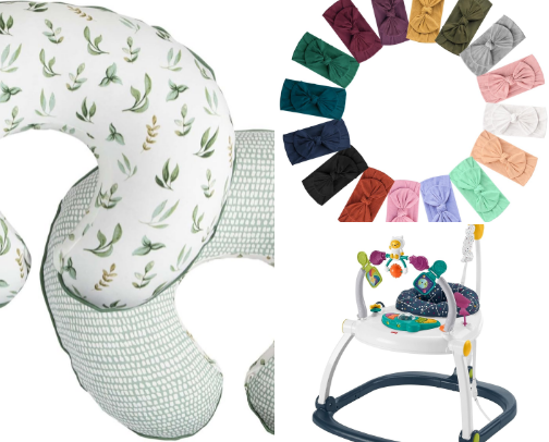 Baby things we had and actually used cover photo collage