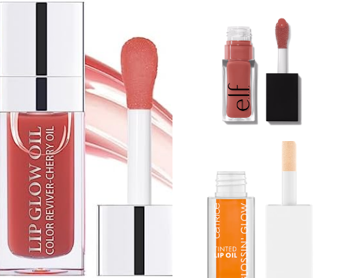 Lip oils 🌟 cover photo collage