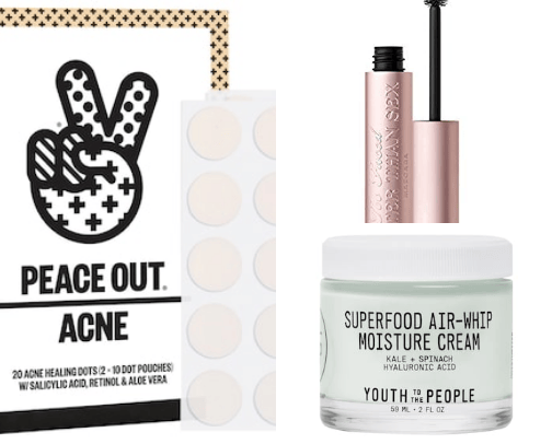 Skin Care/ Makeup cover photo collage