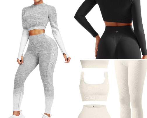 8 Best Matching Workout Sets for Gym, Yoga & Running cover photo collage