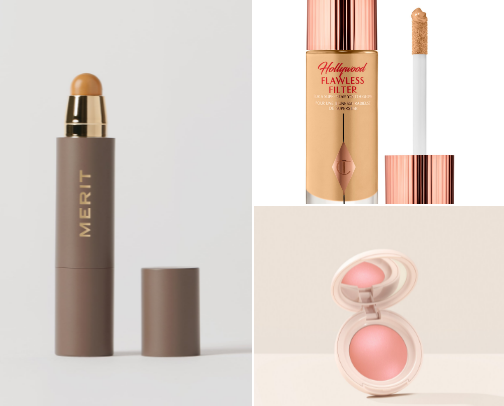 The Best GLOWY Makeup Routine ✨ cover photo collage