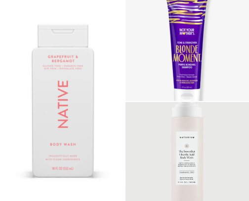 products you need for your shower routine! cover photo collage
