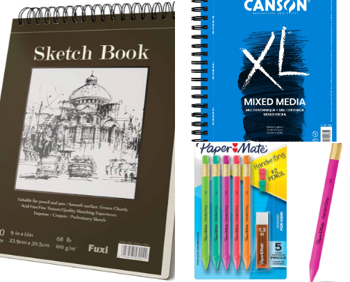 Artist supplies that I adore cover photo collage