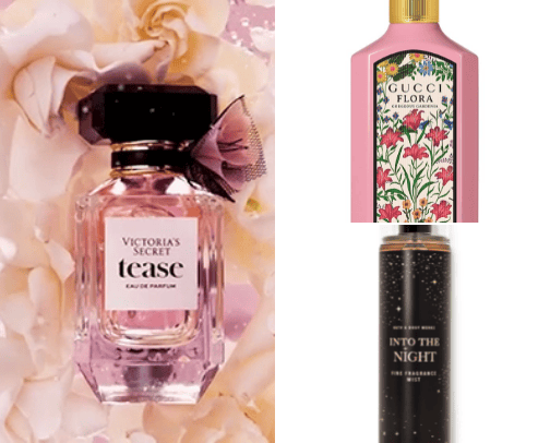 Body scents cover photo collage