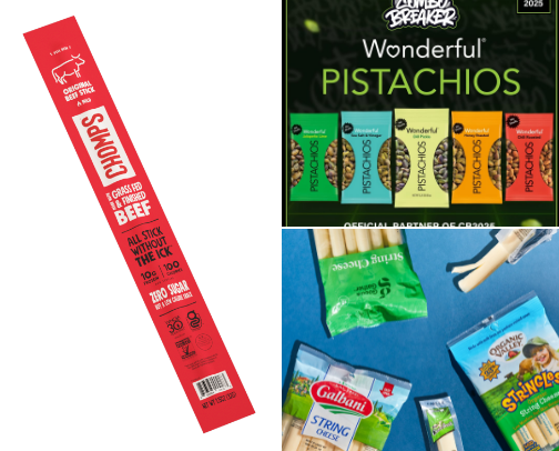 Snacks to carry on the go cover photo collage