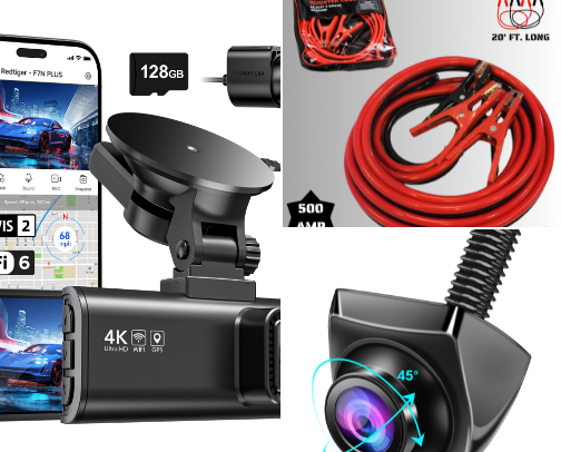 Useful Accessories for Car safety & Comfort cover photo collage