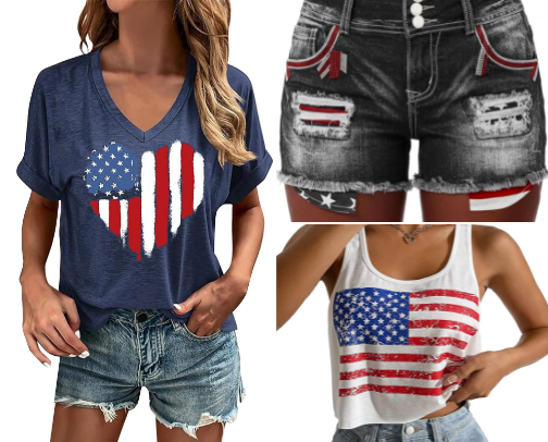4th of July cover photo collage
