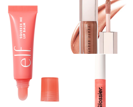 perfect, shiny lips just because of these lip glosses😇 cover photo collage