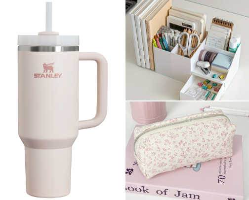 ☁️ Cozy Study Essentials 📚 cover photo collage