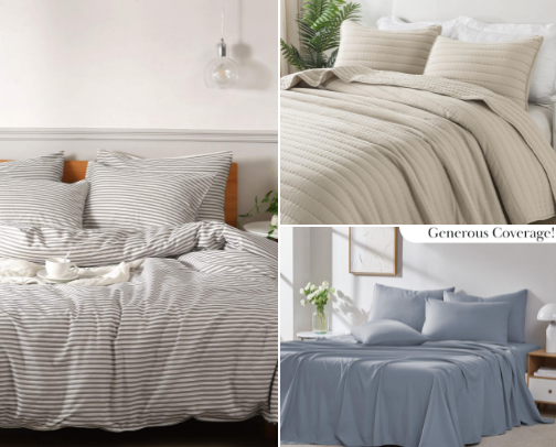 My Favorite Bedding cover photo collage