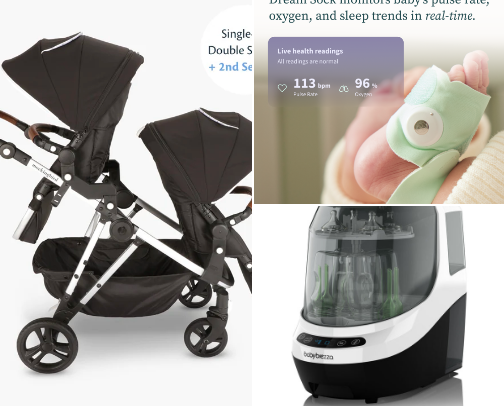 firtstime mom baby must haves! 🧸🍼 cover photo collage