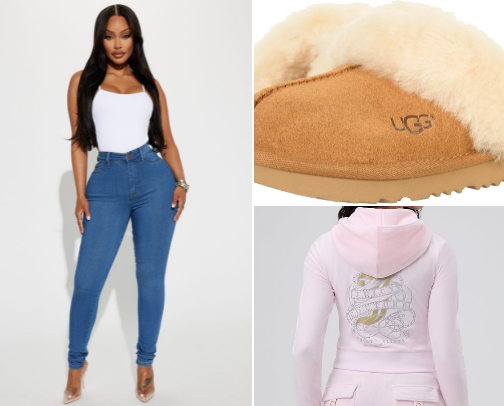 Luxe clothing cover photo collage