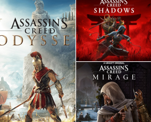 Games for ps5 and ps4 from Playstation store cover photo collage