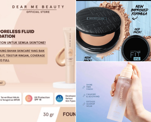 Best Make-up Routine For Oily Skin ✨ cover photo collage