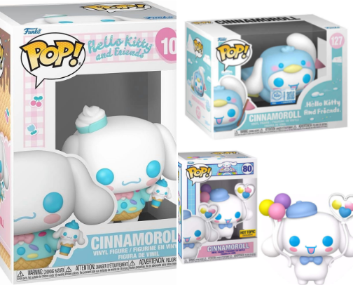 Cinnamoroll Funko Pops cover photo collage