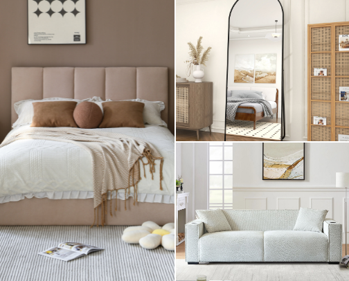 Sleep, Sit, Style | My Comfort Collection cover photo collage