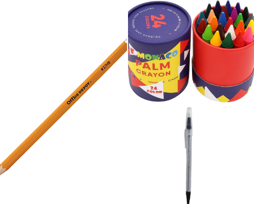 School Supplies cover photo collage