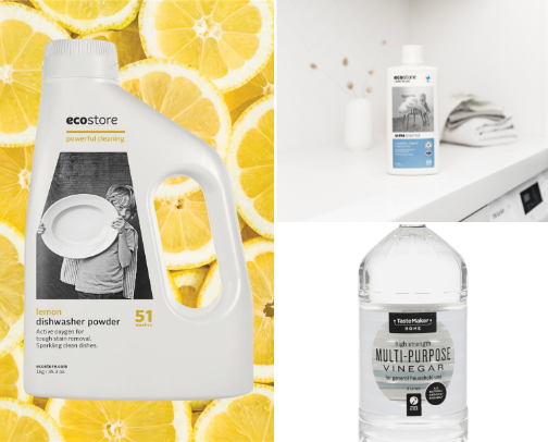 Non-toxic household products for optimum health cover photo collage