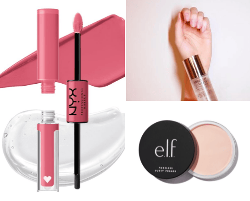 makeup and skin care favourites 🥰 cover photo collage