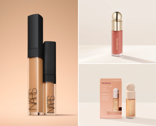 Fav make-up & skincare products✨ cover photo collage