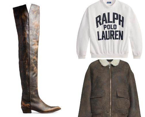 Vintage winter clothing cover photo collage