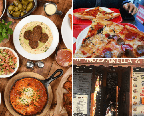 NY Foods places that I liked cover photo collage